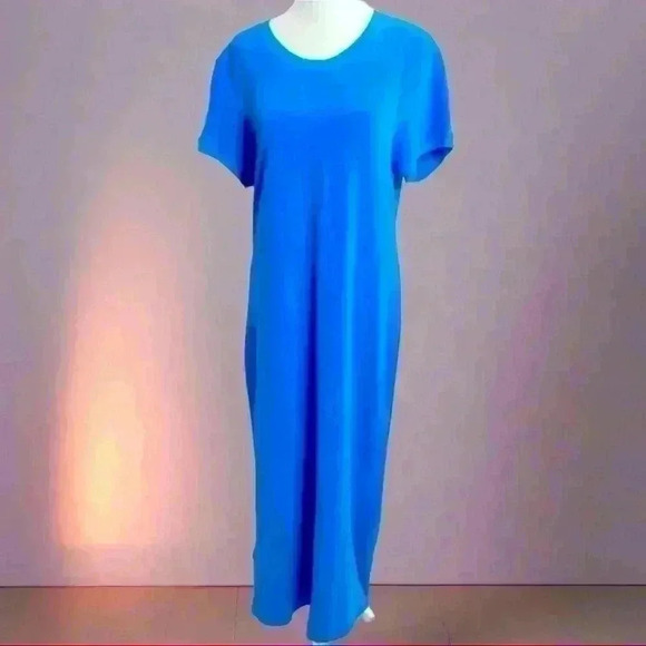 *NWT* SUZIE KONDI Asti T-Shirt Dress in Beach Terry size M color Hawaiian Ocean - Picture 5 of 10